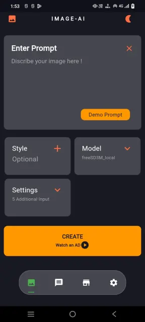 Roxy AI App Screenshot 2